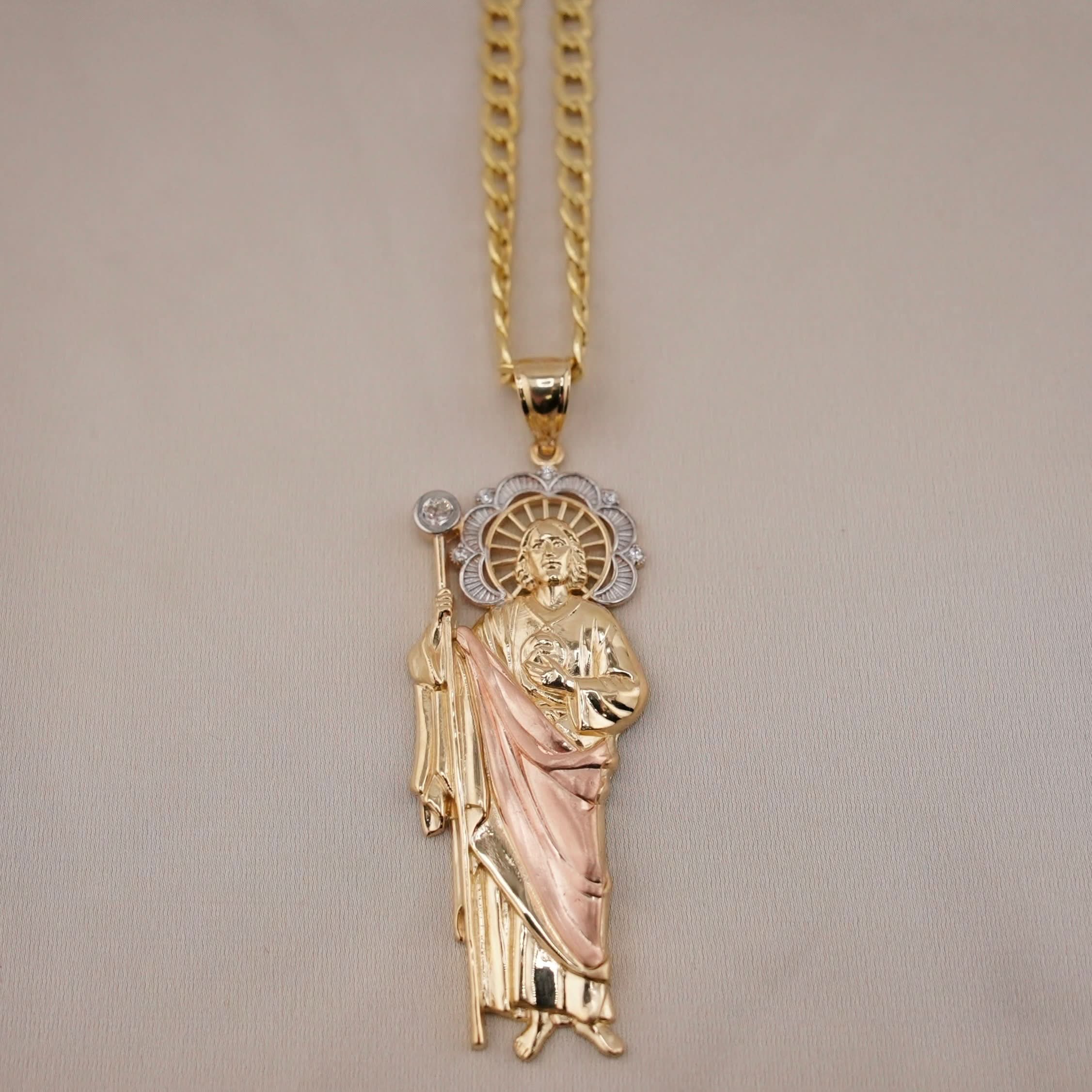 14k Gold Large San Judas