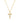 14k Gold Cross Chain Set . PT-