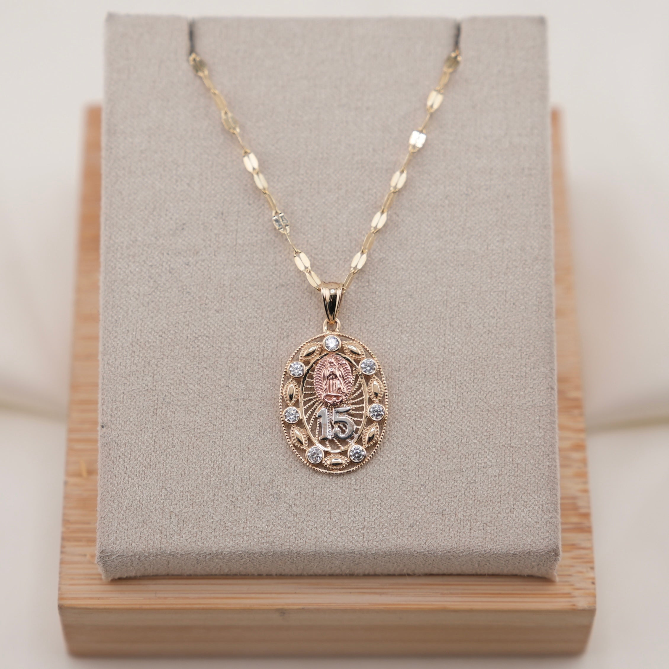 14k Gold Quinceañera Chain Set
