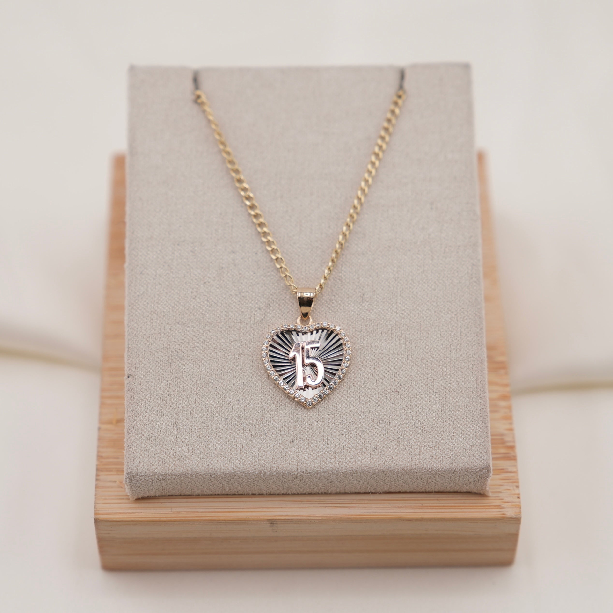 14k Gold Quinceañera Chain Set
