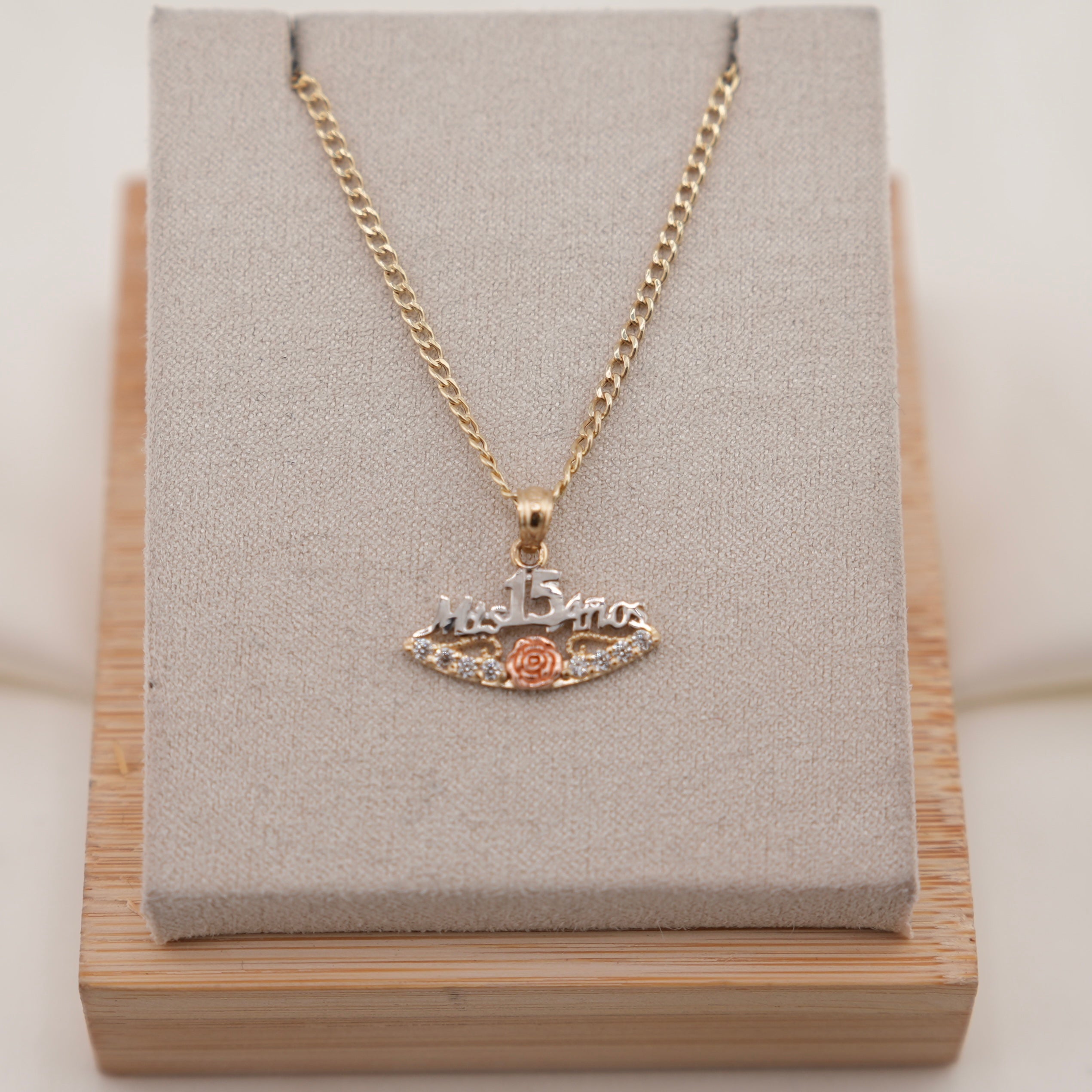 14k Gold Quinceañera Chain Set
