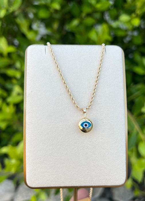 14k Gold Eye Pendant or Chain Set  CBP#14