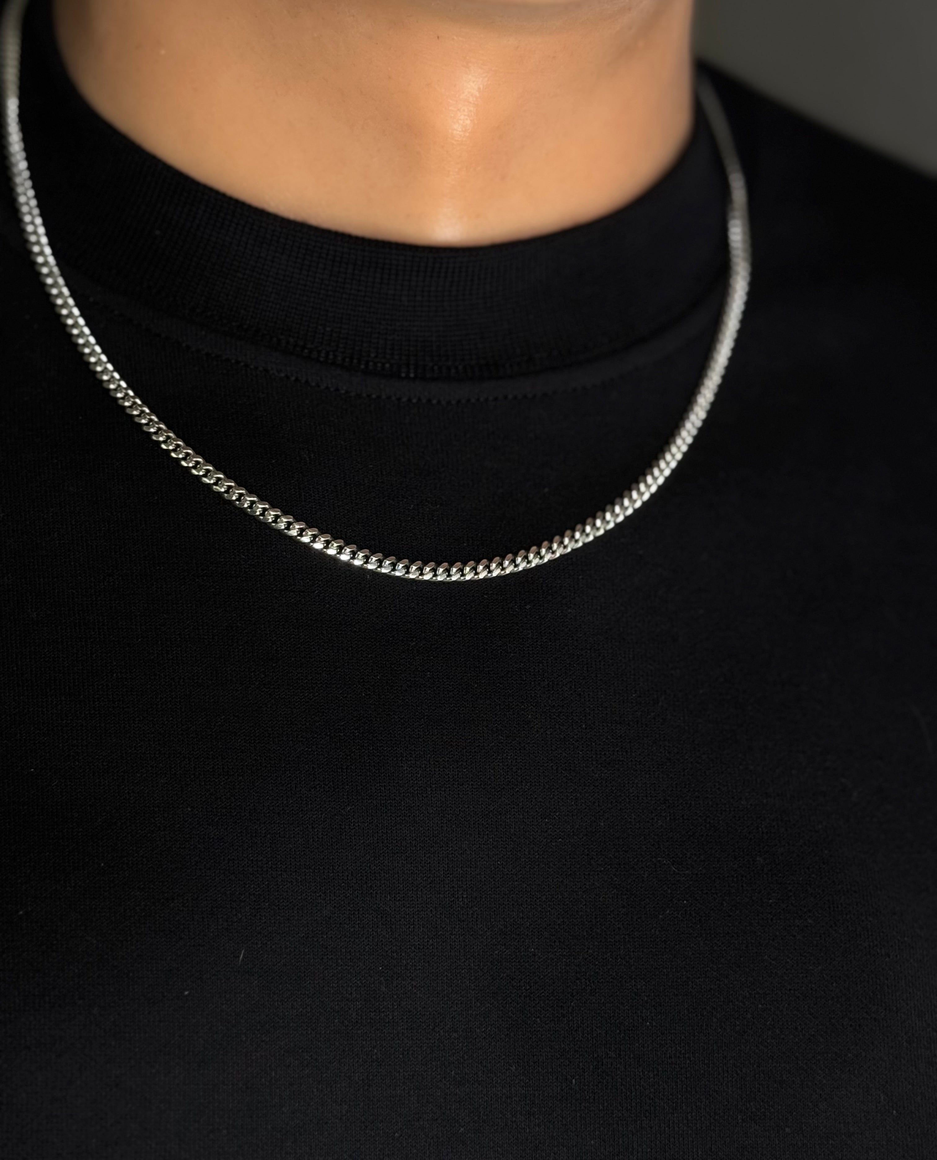 Silver 925 Miami Cuban Chain 3.7mm