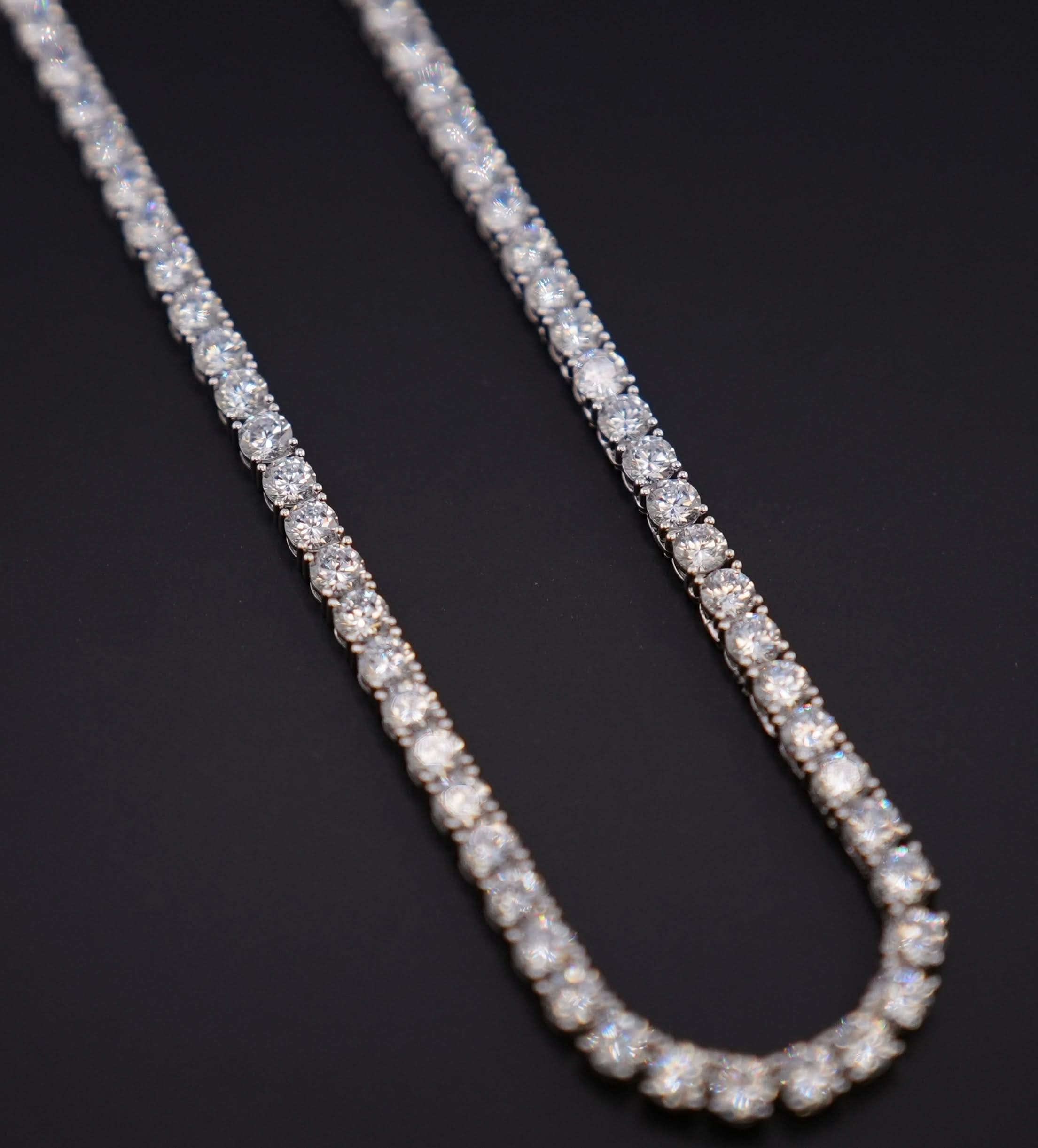 925 Silver 5mm Cz Tennis Chain