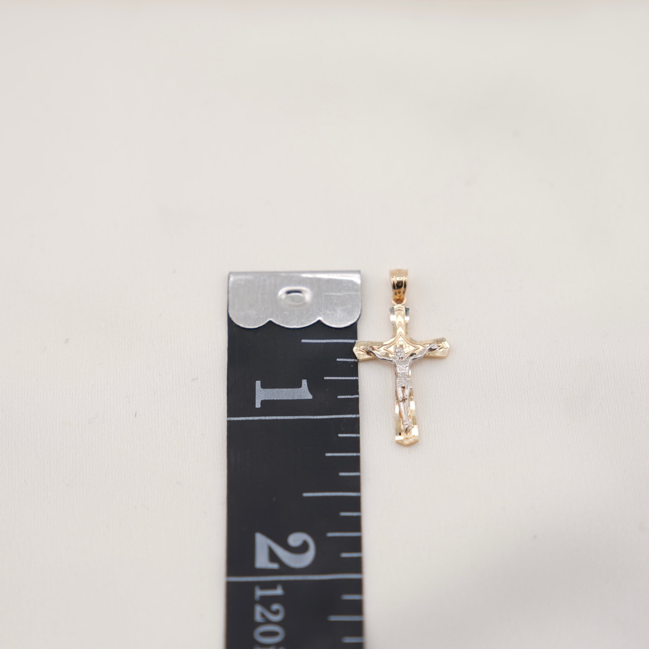 14k Gold Cross Chain Set