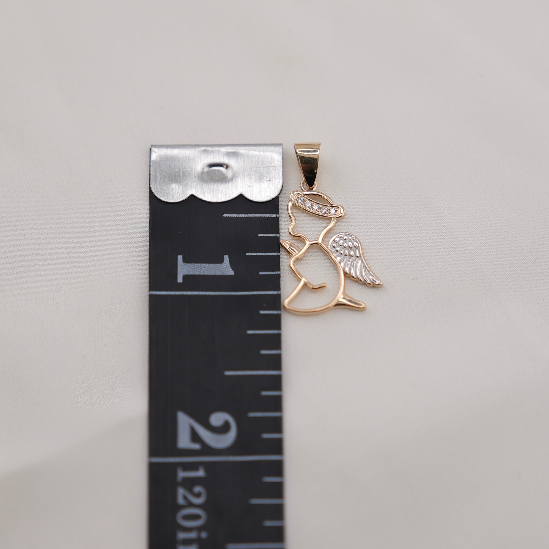 14k Gold Angel Chain Set