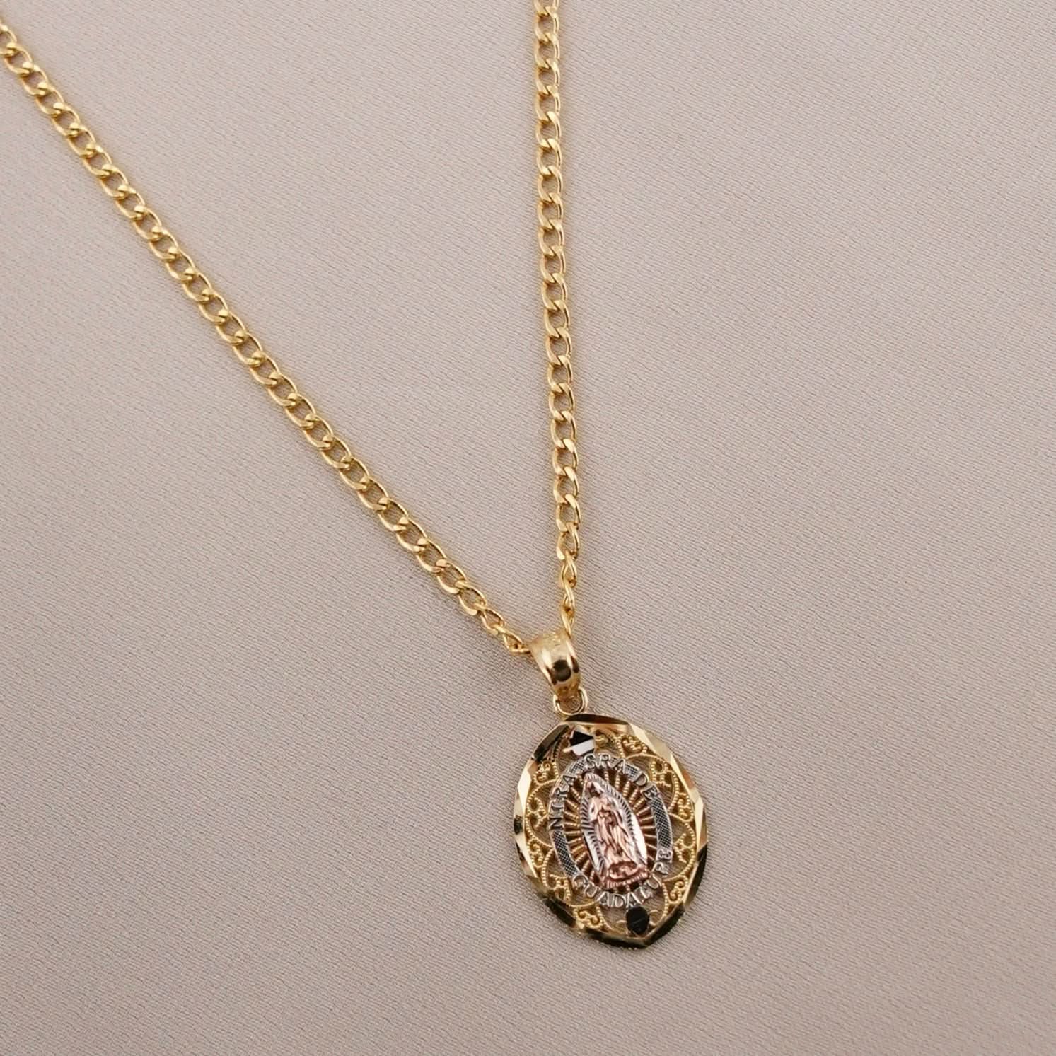 14k Gold Virgencita Chain Set