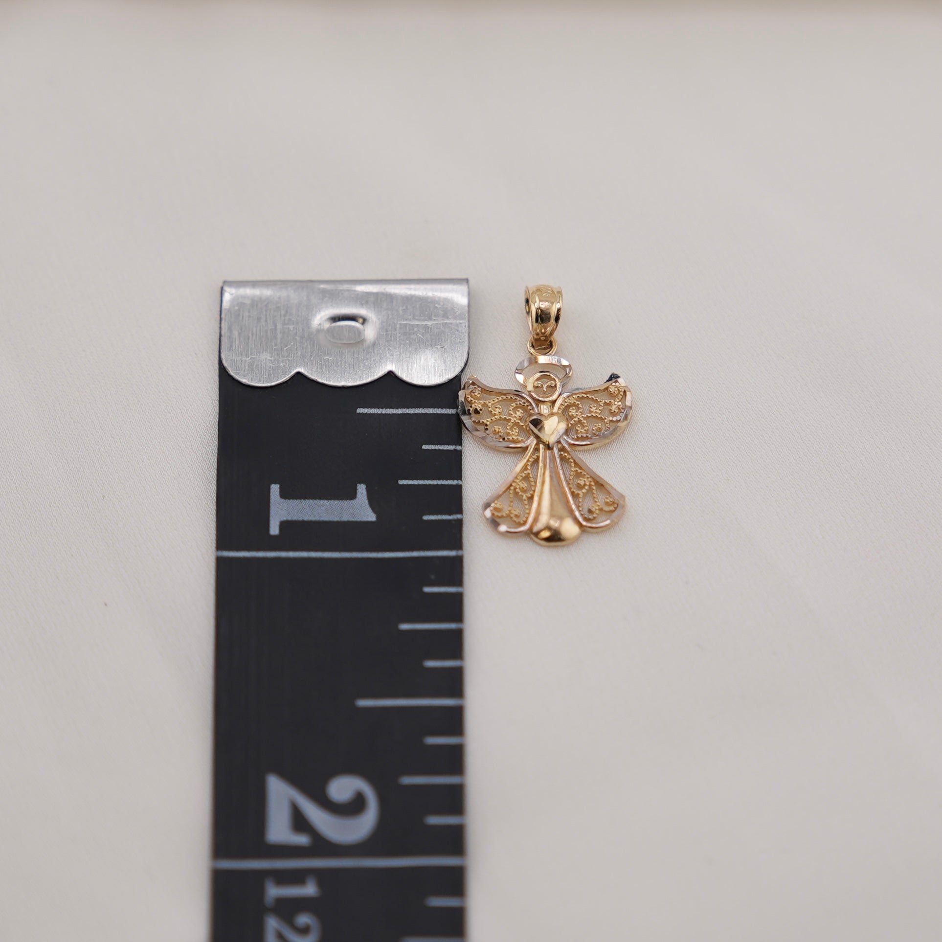 14k Gold Angel Chain Set