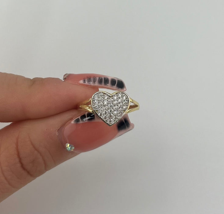 14k Gold Small Heart Women’s Ring. R81-24