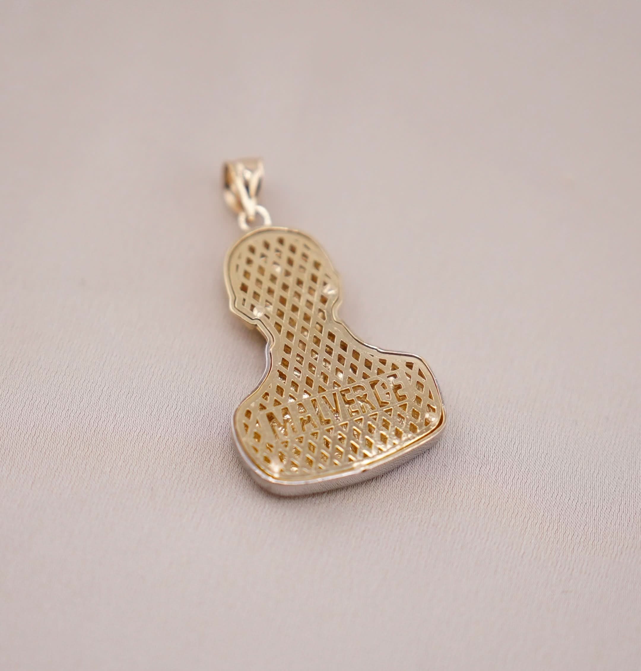 14k Gold Malverde Pendant