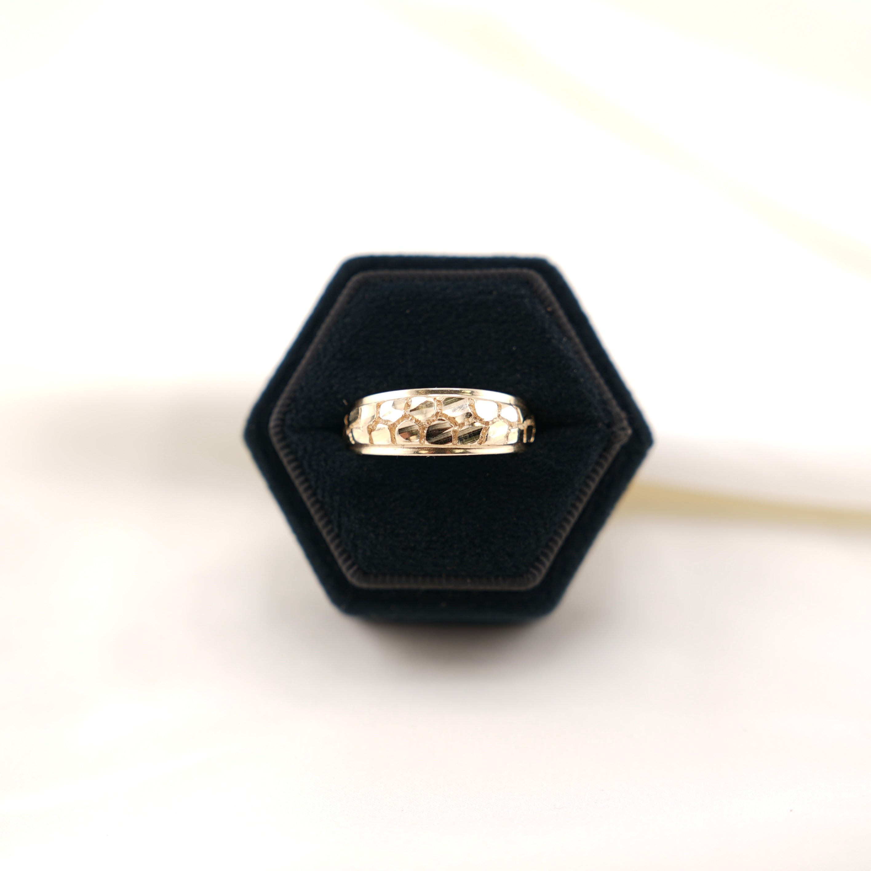 14k Gold Nugget Ring