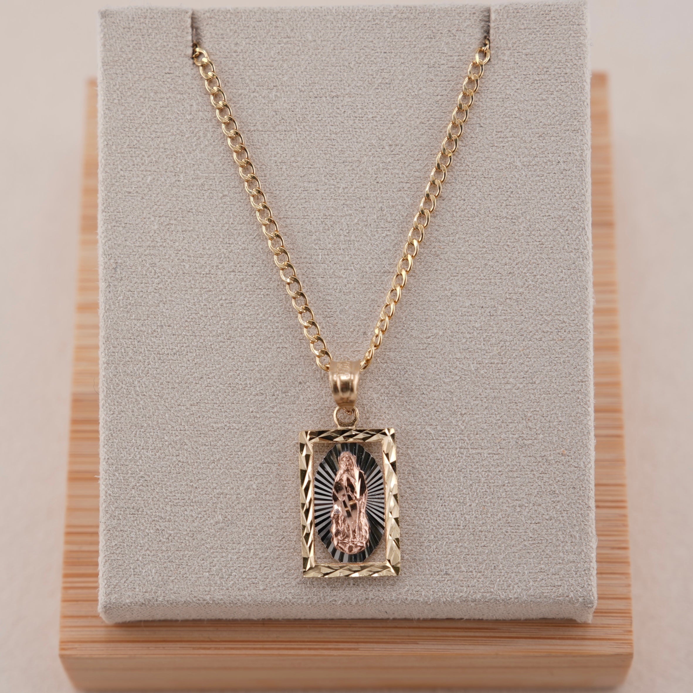 14k Gold Virgencita Chain Set
