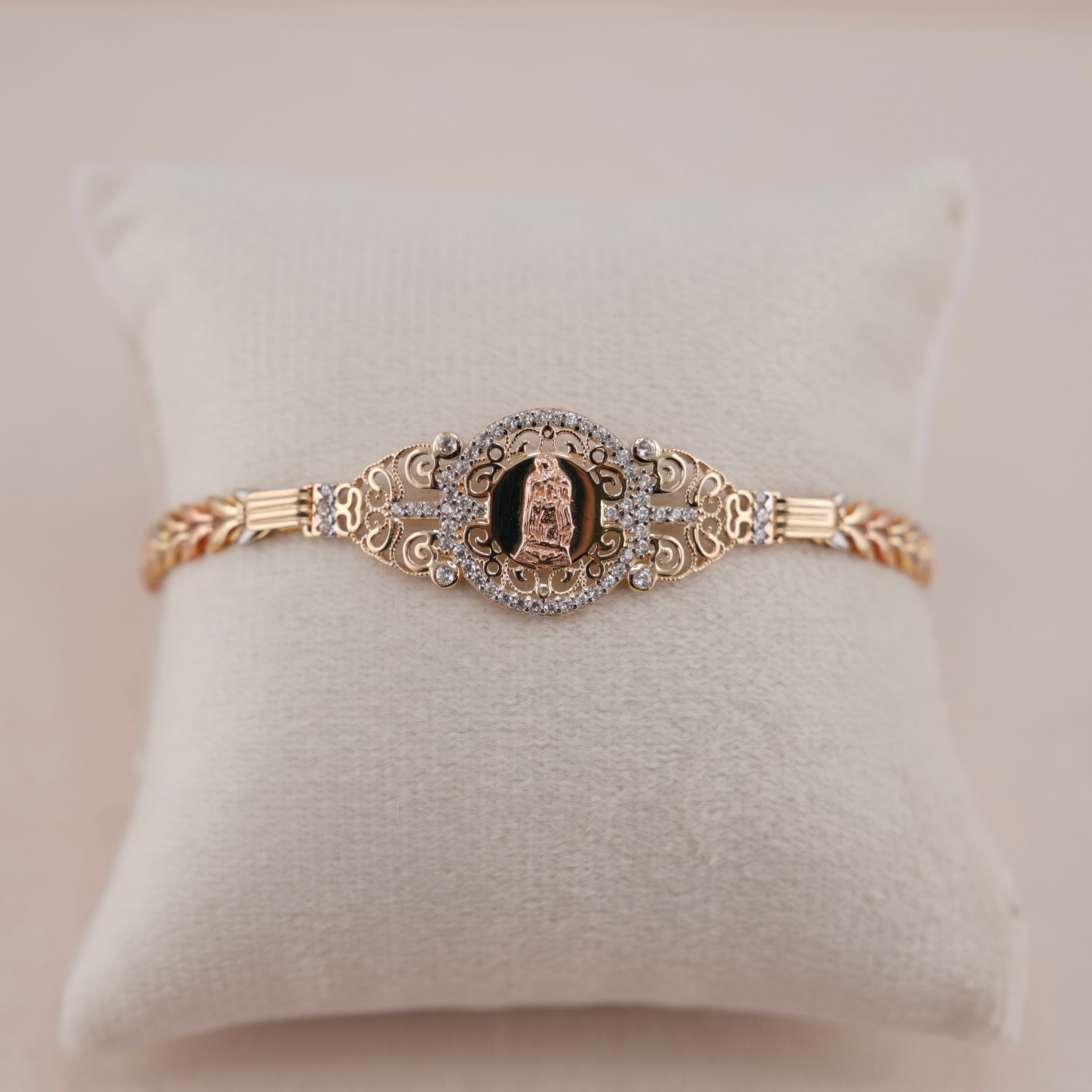 14k Gold Virgencita Bracelet