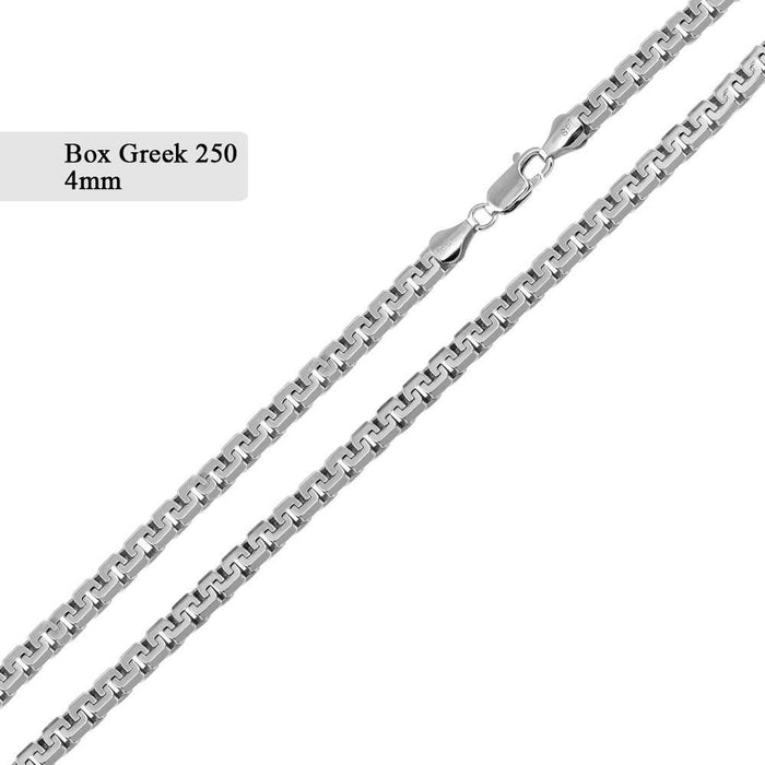 Greek Box Diamond Cut 200 Chains 3mm - CH747