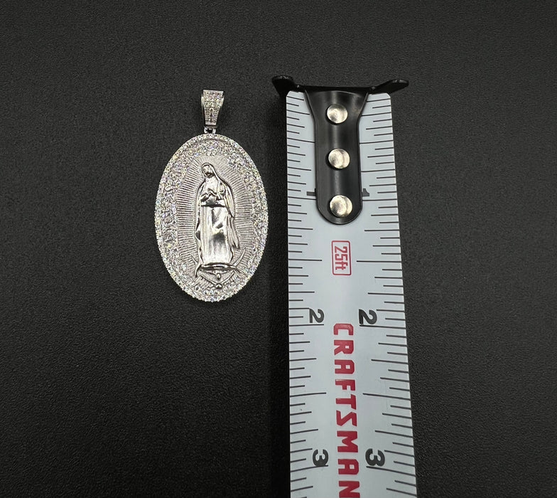 Silver .925 Virgin Mary pendant or chain set!