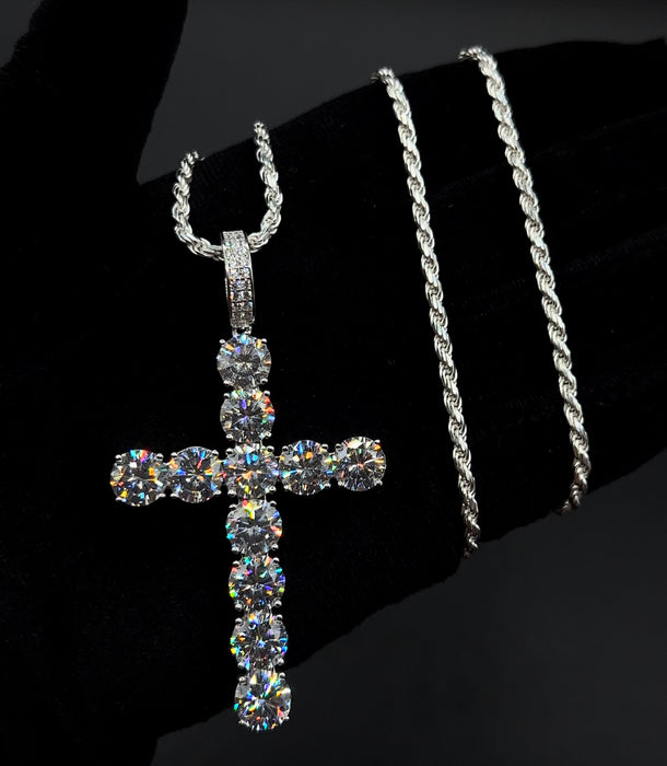 Una cruz 💎 chain set! Silver .925