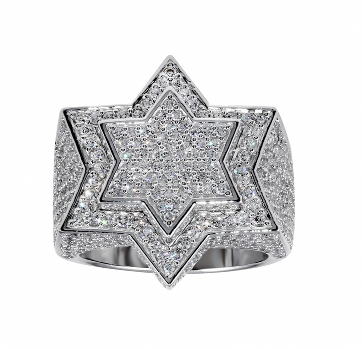 Silver .925 Star Ring w/ CZ