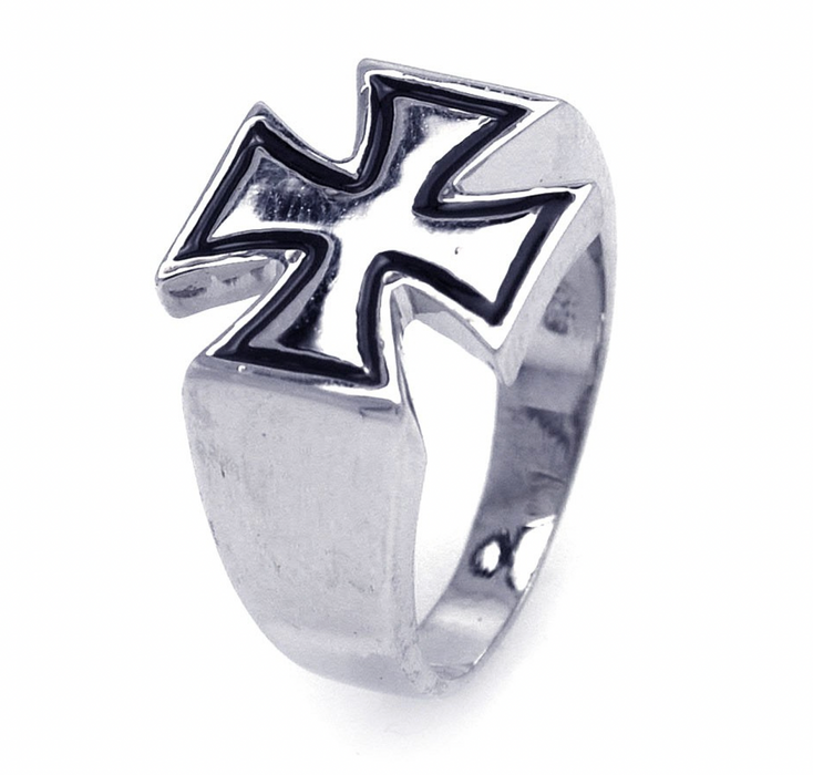 Silver .925 Cross Ring