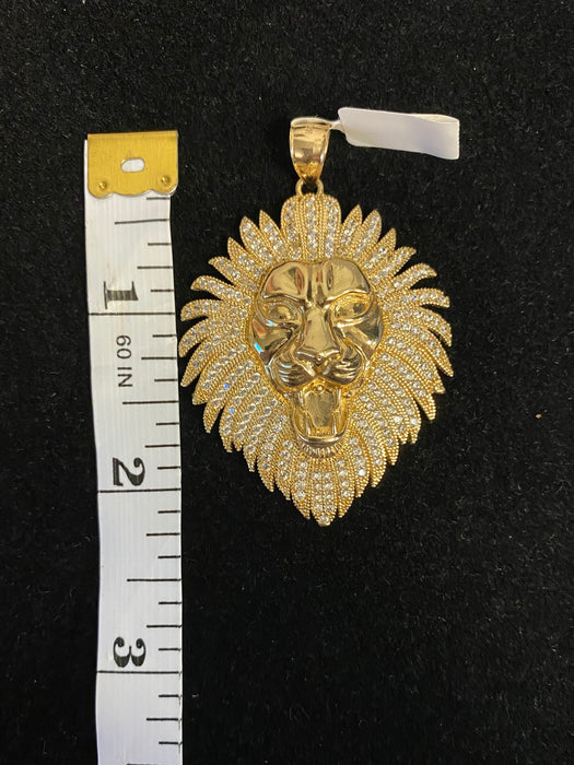 14k Gold Lion Chain Set