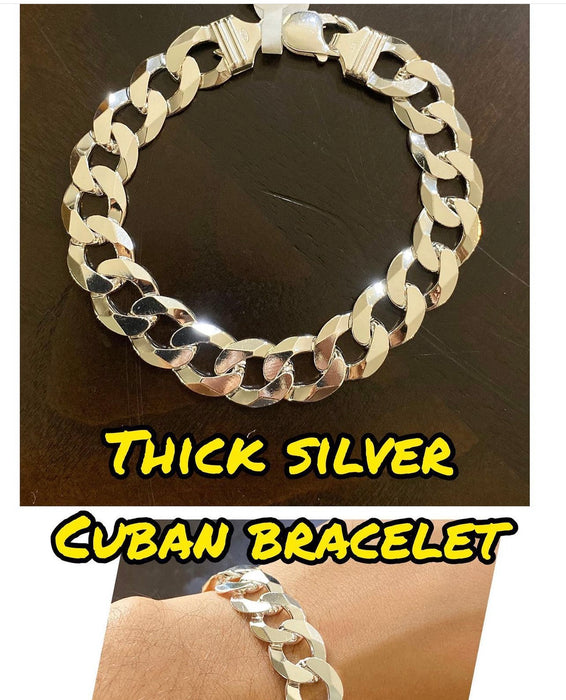 Thick silver bracelets ! Silver .925