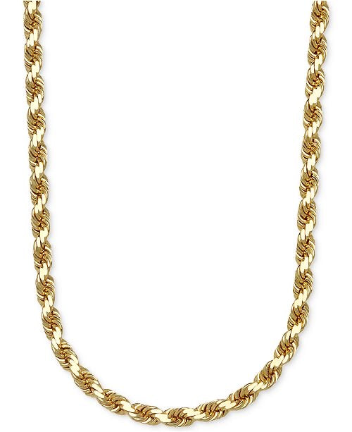 14k Gold rope chain 20 inch