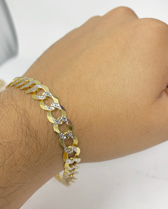 Streamlined Design Superior Quality Golden Color Bracelet For Men - – Soni  Fashion®