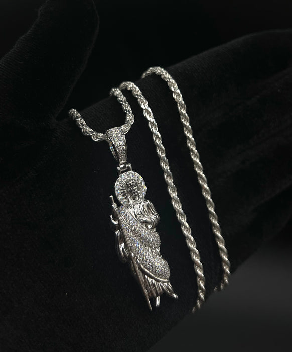 Silver .925 San Judas pendant or chain set!
