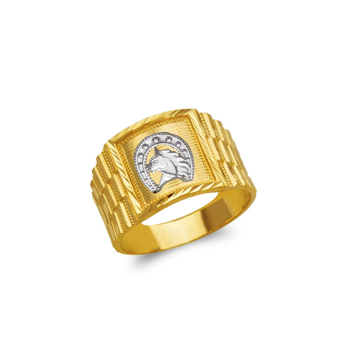 Two Horse Head Gold Ring Handcrafted Equestrian-inspired Jewelry, Perfect  Gift for Horse Lovers & Jewelry Enthusiasts - Etsy